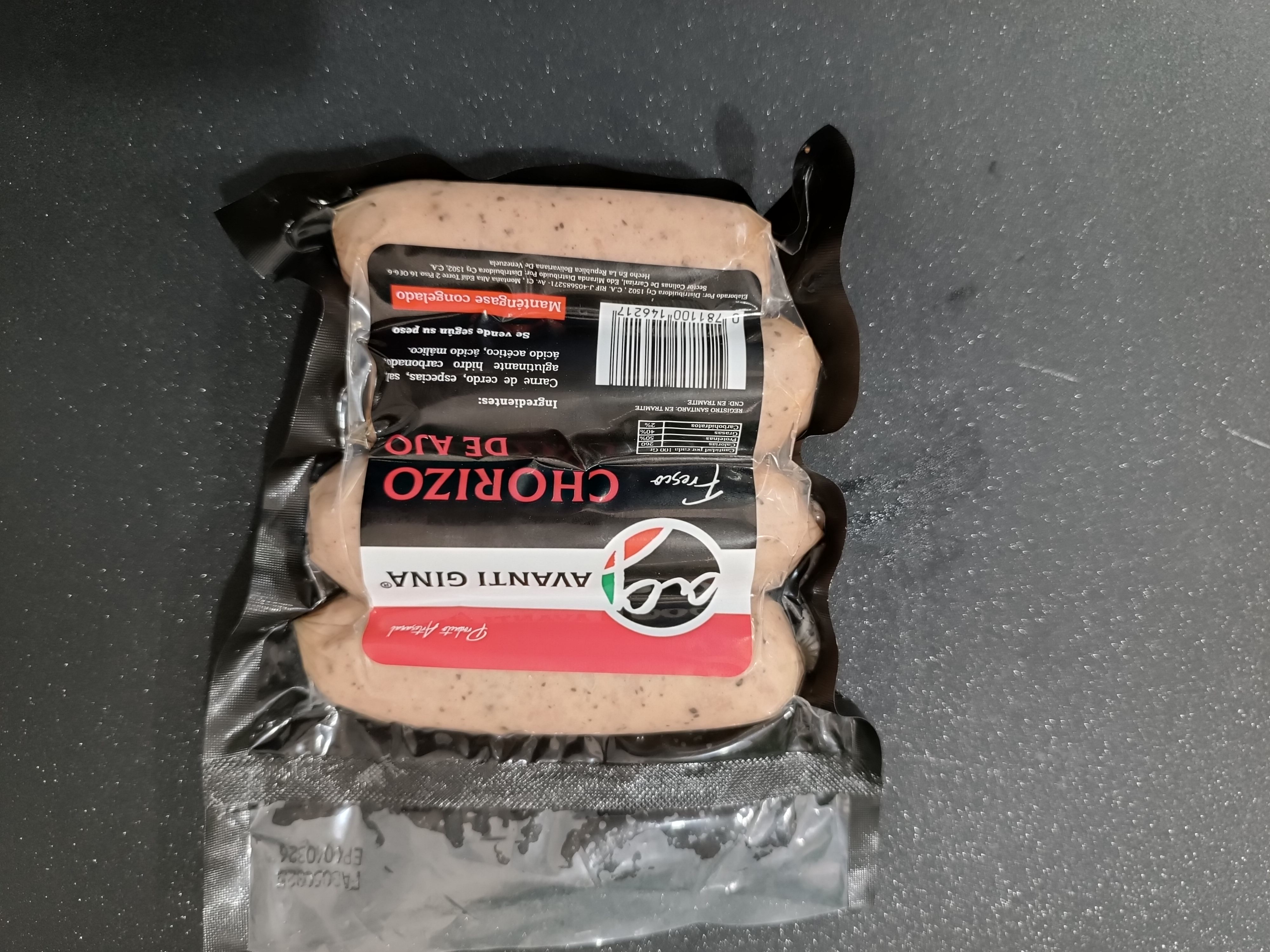 Chorizo de Ajo Avanti Gina