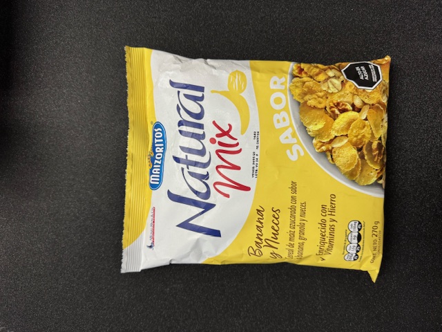 Natural Mix Banana y Nueces 270g