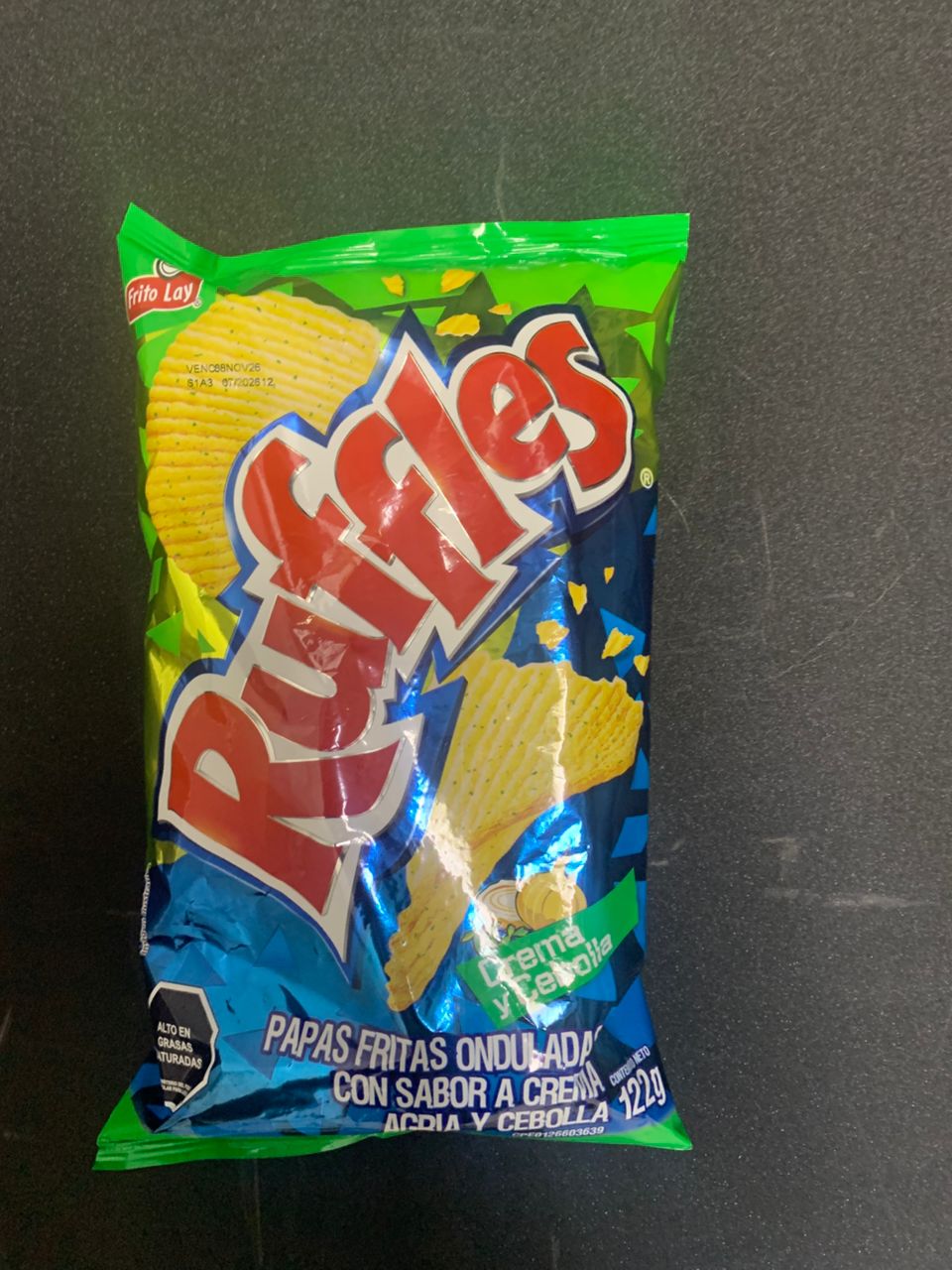Ruffles Crema y Cebolla 122 g