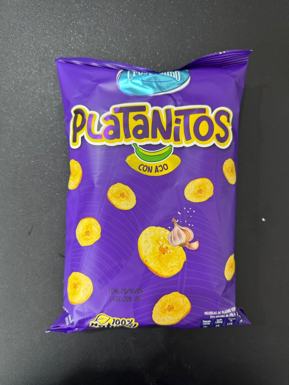Platanitos C/Ajo Crustissimo 150g