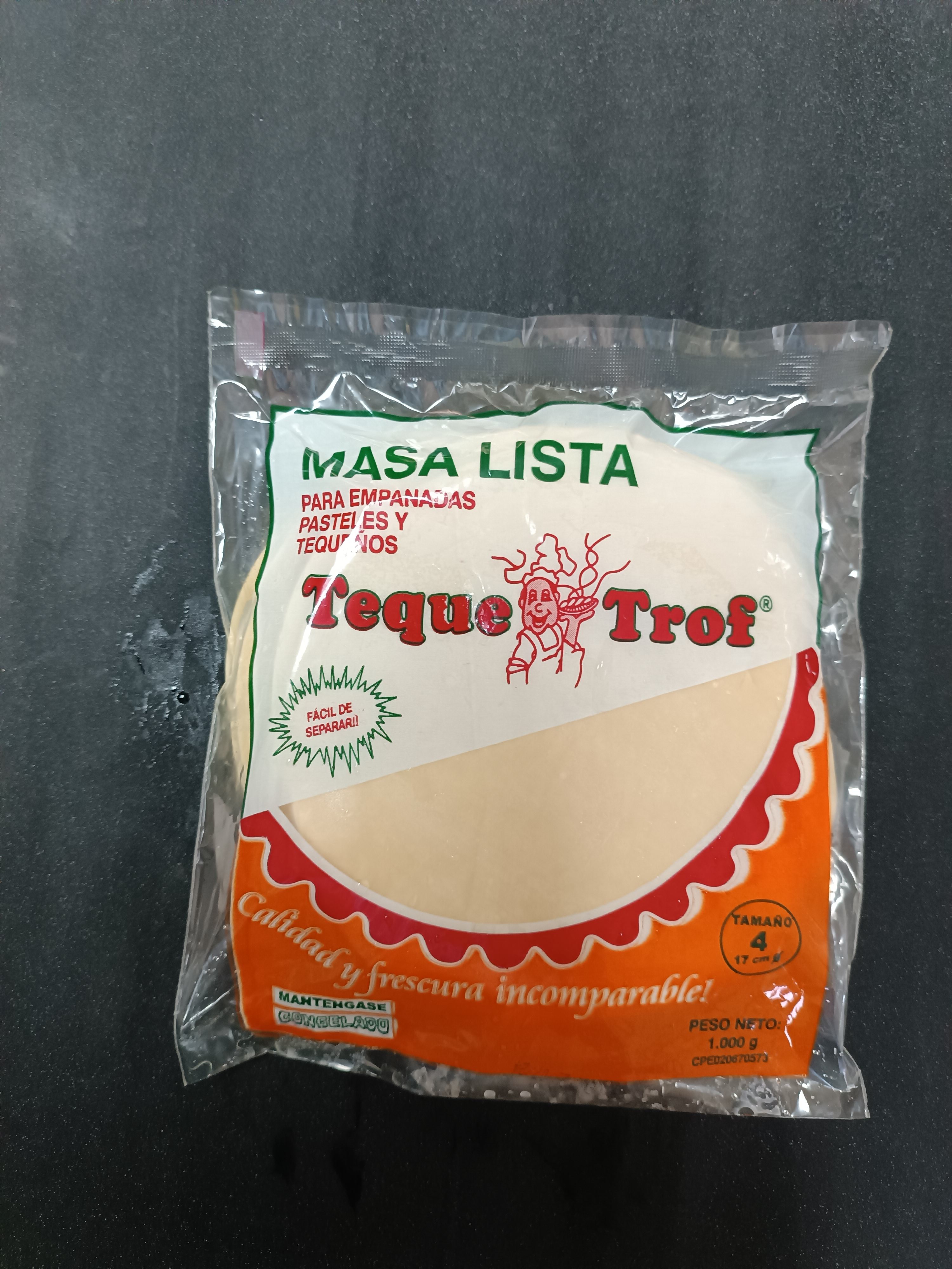 Masa Lista # 4 sin sep. 1Kg.
